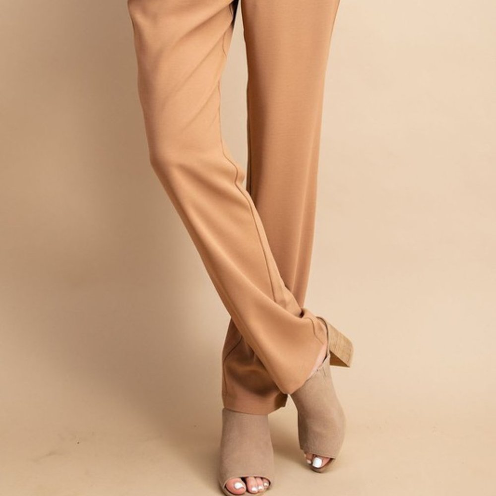 Drawstring Woven Pants - Picture 3 of 4
